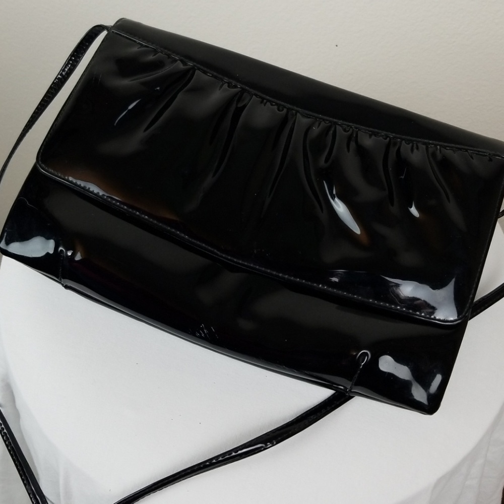 Super shiny PLEATHER Clutch/Purse